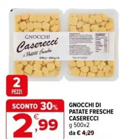 Iperal Gnocchi di patate fresche CASERECCI offerta