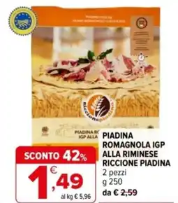 Iperal Piadina romagnola igp alla riminese riccione piadina offerta