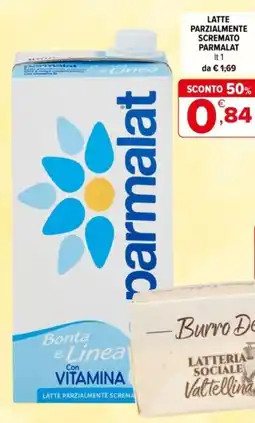 Iperal Latte parzialmente scremato PARMALAT offerta
