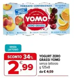 Iperal Yogurt zero grassi yomo senza lattosio offerta