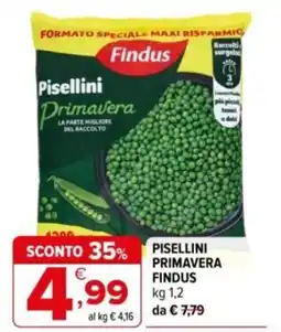 Iperal Pisellini primavera FINDUS offerta