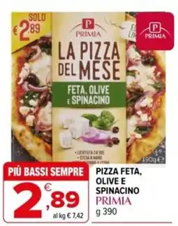 Iperal Pizza feta, olive e spinacino PRIMIA offerta