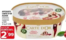 Iperal Affogato carte d'or algida amarena spagnola offerta