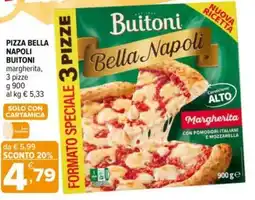 Iperal Pizza bella napoli buitoni margherita offerta