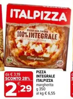 Iperal Pizza integrale italpizza margherita offerta