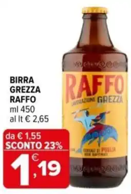 Iperal Birra grezza RAFFO offerta