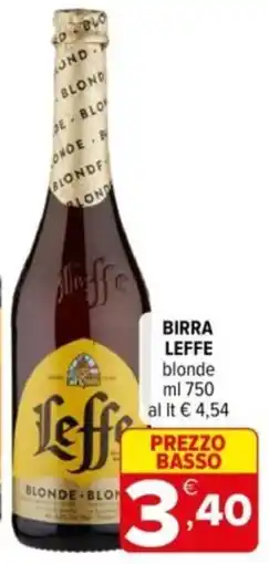 Iperal Birra leffe blonde offerta