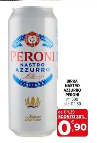 Iperal Birra nastro azzurro PERONI offerta