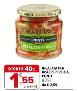 Iperal Insalata per riso peperlizia PONTI offerta