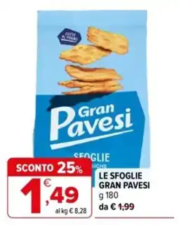 Iperal Le sfoglie GRAN PAVESI offerta