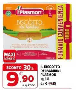 Iperal Il biscotto dei bambini PLASMON offerta