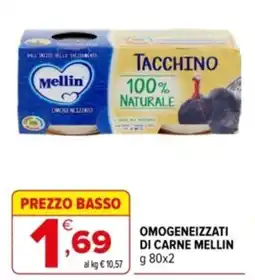 Iperal Omogeneizzati di carne MELLIN offerta
