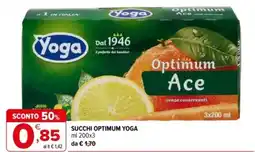 Iperal Succhi optimum YOGA offerta