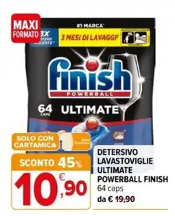 Iperal Detersivo lavastoviglie ultimate powerball finish offerta