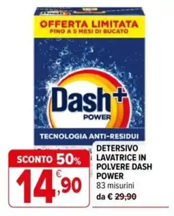 Iperal Detersivo lavatrice in polvere DASH POWER offerta