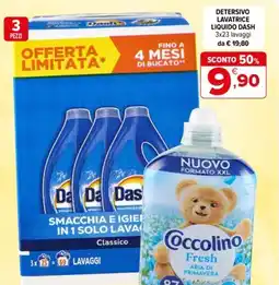Iperal Detersivo lavatrice liquido DASH offerta