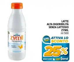 Iperal Latte alta digeribilità senza lattosio ZYMIL offerta