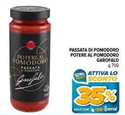 Iperal Passata di pomodoro potere al pomodoro GAROFALO offerta