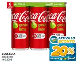 Iperal COCA COLA gusto lime offerta
