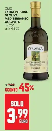 Pam Olio extra vergine di oliva mediterraneo COLAVITA offerta