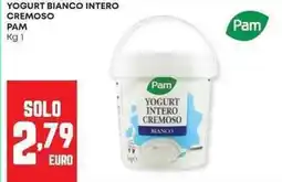 Pam Yogurt bianco intero cremoso PAM offerta