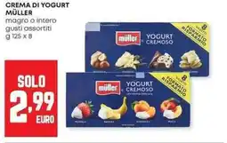 Pam Crema di yogurt MÜLLER offerta
