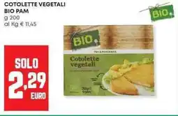 Pam Cotolette vegetali BIO PAM offerta