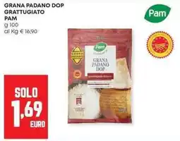 Pam Grana padano dop grattugiato PAM offerta