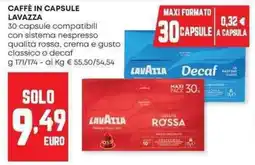 Pam Caffè in capsule LAVAZZA offerta
