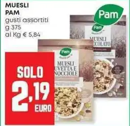 Pam Muesli PAM offerta