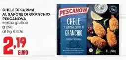 Pam Chele di surimi al sapore di granchio pescanova senza glutine offerta