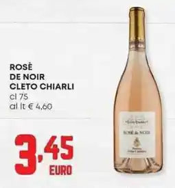 Pam Rose de noir cleto chiarli offerta