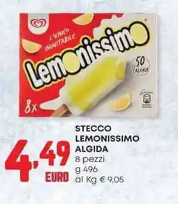 Pam Stecco lemonissimo algida offerta