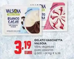 Pam Gelato vaschetta valsoia 100% vegetale offerta