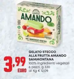Pam Gelato stecco alla frutta amando SAMMONTANA offerta