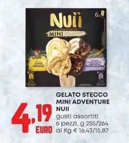 Pam Gelato stecco mini adventure NUII offerta