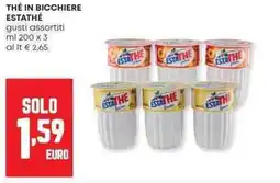 Pam The in bicchiere ESTATHÉ offerta