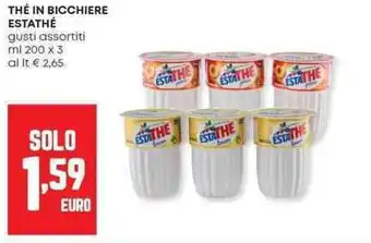 Pam The in bicchiere ESTATHÉ offerta