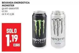 Pam Bevanda energetica MONSTER offerta