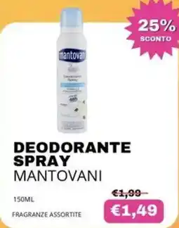 KOKO Emporio Deodorante spray MANTOVANI offerta