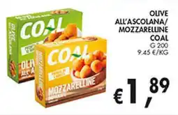 èccoMI Olive all'ascolana/ mozzarelline COAL offerta