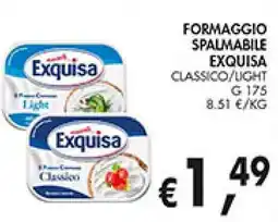 èccoMI Formaggio spalmabile EXQUISA offerta