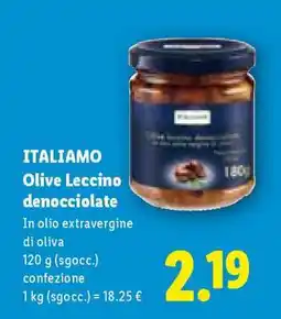 Lidl ITALIANO Olive Leccino denocciolate offerta