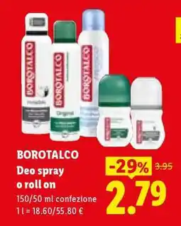 Lidl BOROTALCO offerta