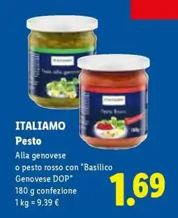 Lidl ITALIANO Pesto offerta