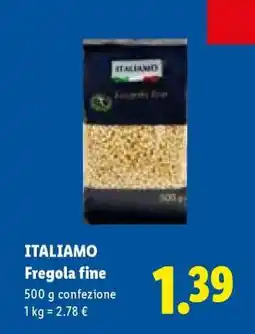 Lidl Italiamo Fregola fine offerta