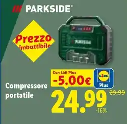 Lidl Compressore portatile offerta