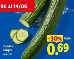 Lidl Cetrioli Lunghi offerta