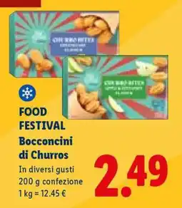 Lidl FOOD FESTIVAL Bocconcini di Churros offerta