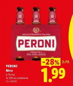 Lidl PERONI offerta